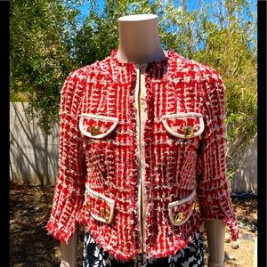 Per Se blazer, tweed in size 4